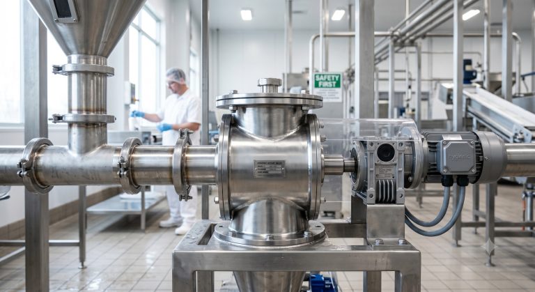 FDA Compliance in Material Handling: Quick-Clean and Demountable Doebritz Starch Quick-release rotary valve