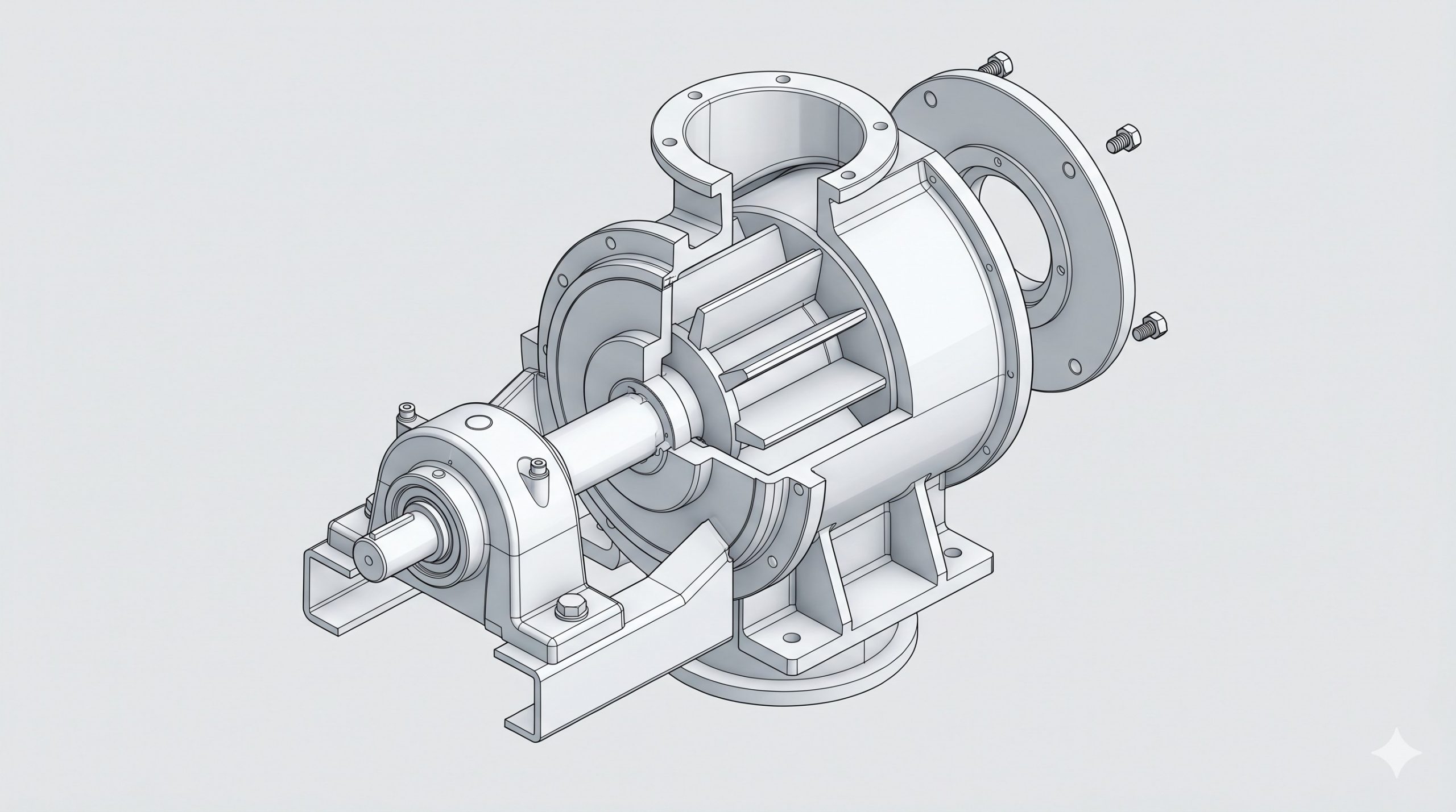 Quick-Clean Demountable Valve: Doebritz Coffee Quick-release rotary valve | Sanitary Processing Standard for Hygienic Coffee Handling - Image 3