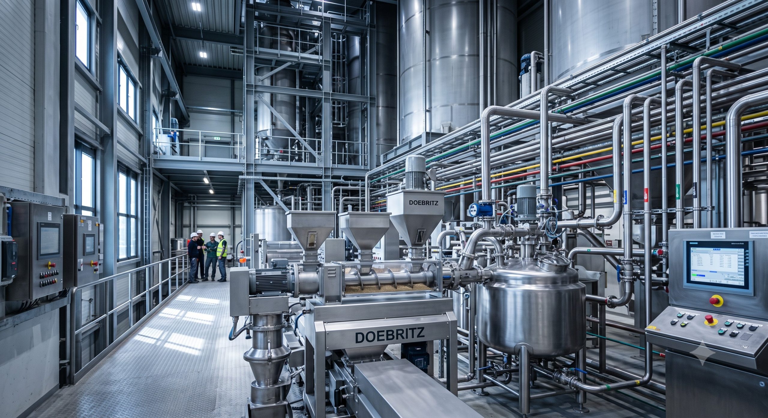 ATEX Zone 20/21 Compliant Valve: Doebritz Volumetric Metering Screw Feeder | Certified Explosion Safety scenario 1