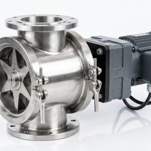 Doebritz Milk Powder Star Discharge Valve: 0.1-0.2mm Clearance | 316L Hygienic ATEX Ready