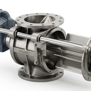 Quick-Clean Demountable Valve: Doebritz Flour Quick-release rotary valve | Sanitary Processing Standard