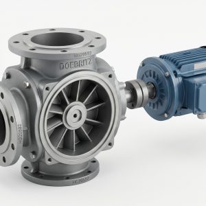 Doebritz Wheat Flour Star Discharge Valve | ATEX Zone 20/21 Certified & CNC-Machined Clearances Down to 0.1mm