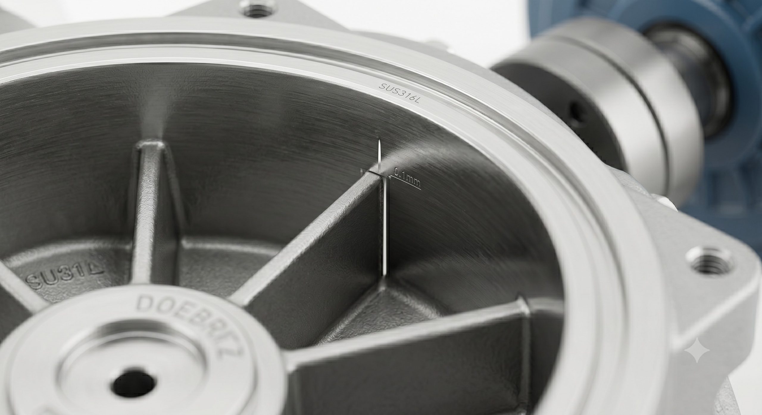 Doebritz Wheat Flour Star Discharge Valve | ATEX Zone 20/21 Certified & CNC-Machined Clearances Down to 0.1mm - Image 2