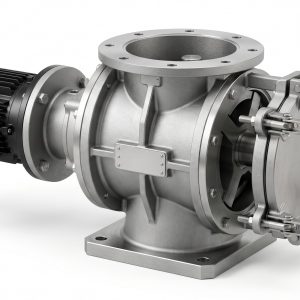 Quick-Clean Demountable Valve: Doebritz Corn Flour Quick-release Rotary Valve | Sanitary Processing Standard