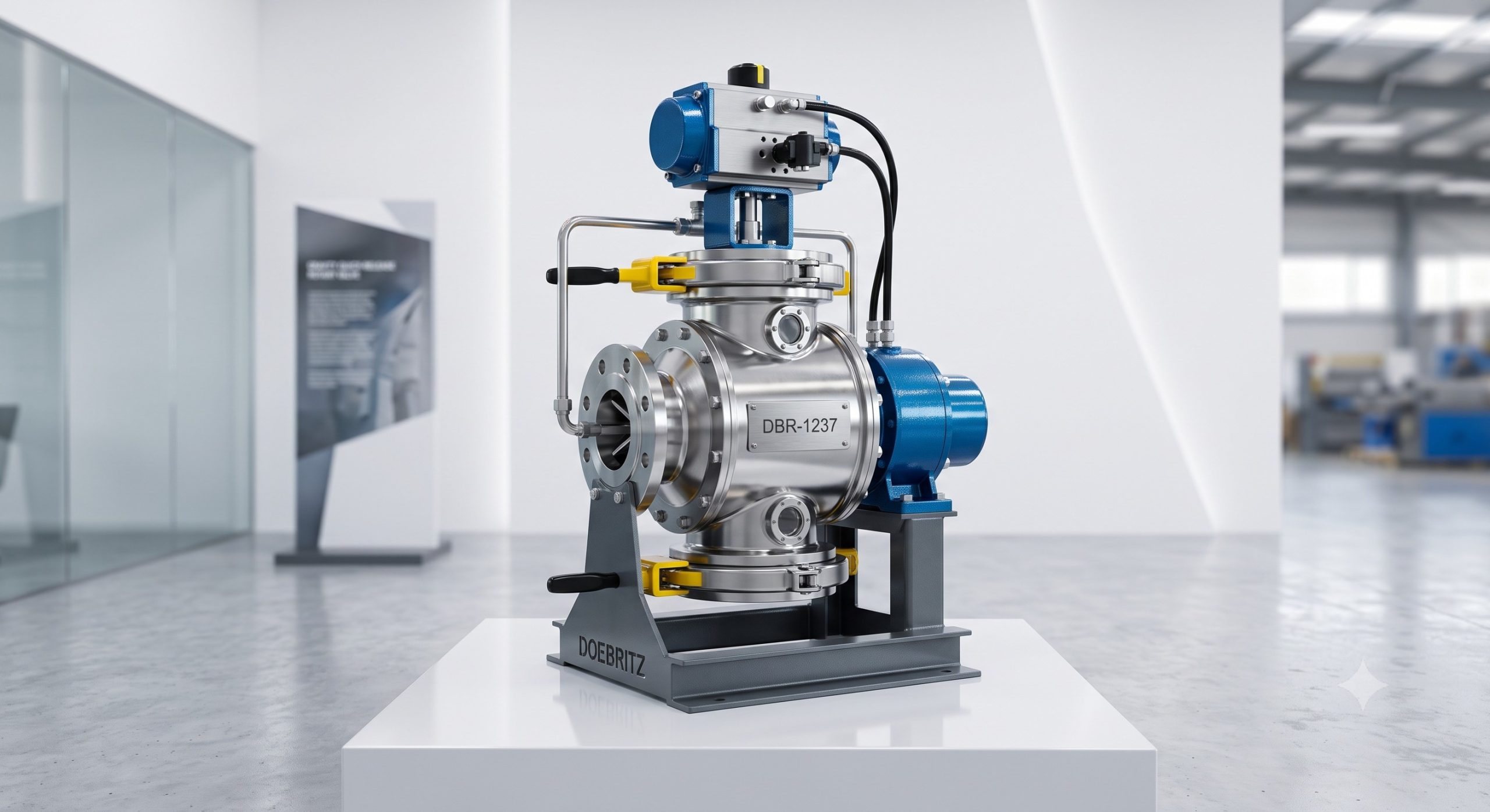 Doebritz DBR-1237 Gravity Quick-Release Rotary Valve - Official Technical Overview & Datasheet details