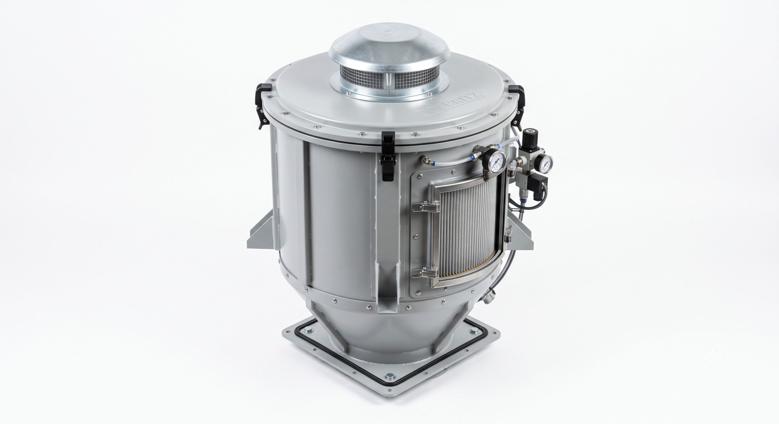 ATEX Zone 20/21 Compliant Valve: Doebritz Silo Top Venting Filter | Certified Explosion Safety for Dust Collection