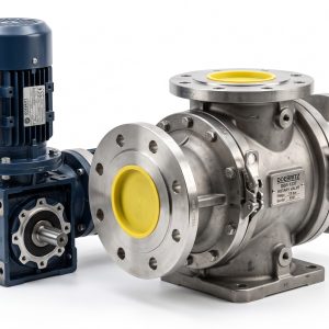 Quick-Clean Demountable Valve: Doebritz DBR-1237 Gravity Rotary Valve | Sanitary Processing Standard