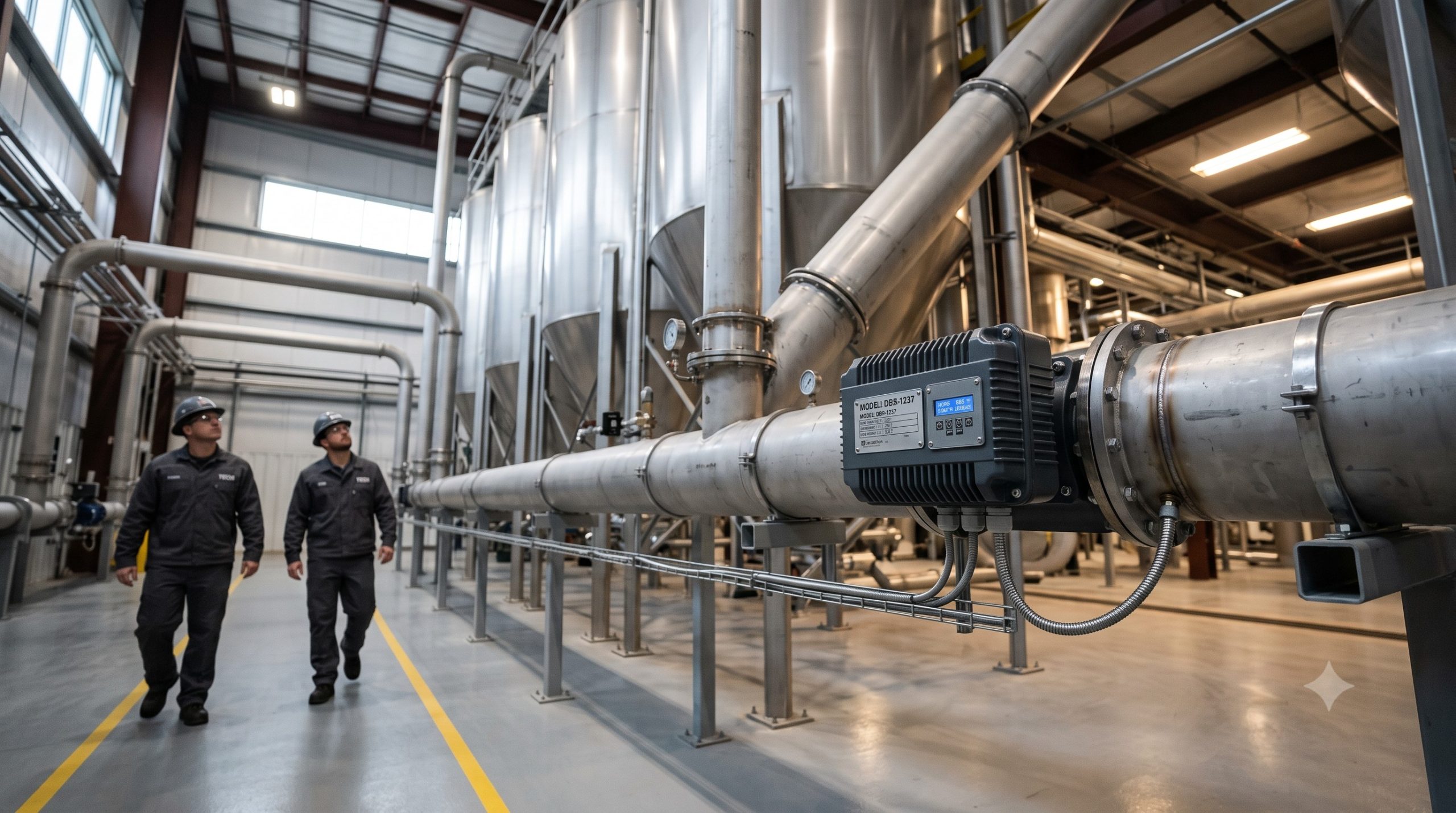 ATEX Zone 20/21 Compliant Valve: Doebritz DBR-1237 Gravity Diverter | Certified Explosion Safety scenario 1