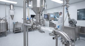 FDA Compliance in Material Handling: Quick-Clean and Demountable Doebritz DBR-1237 Custom Cleanroom Sanitary Lift