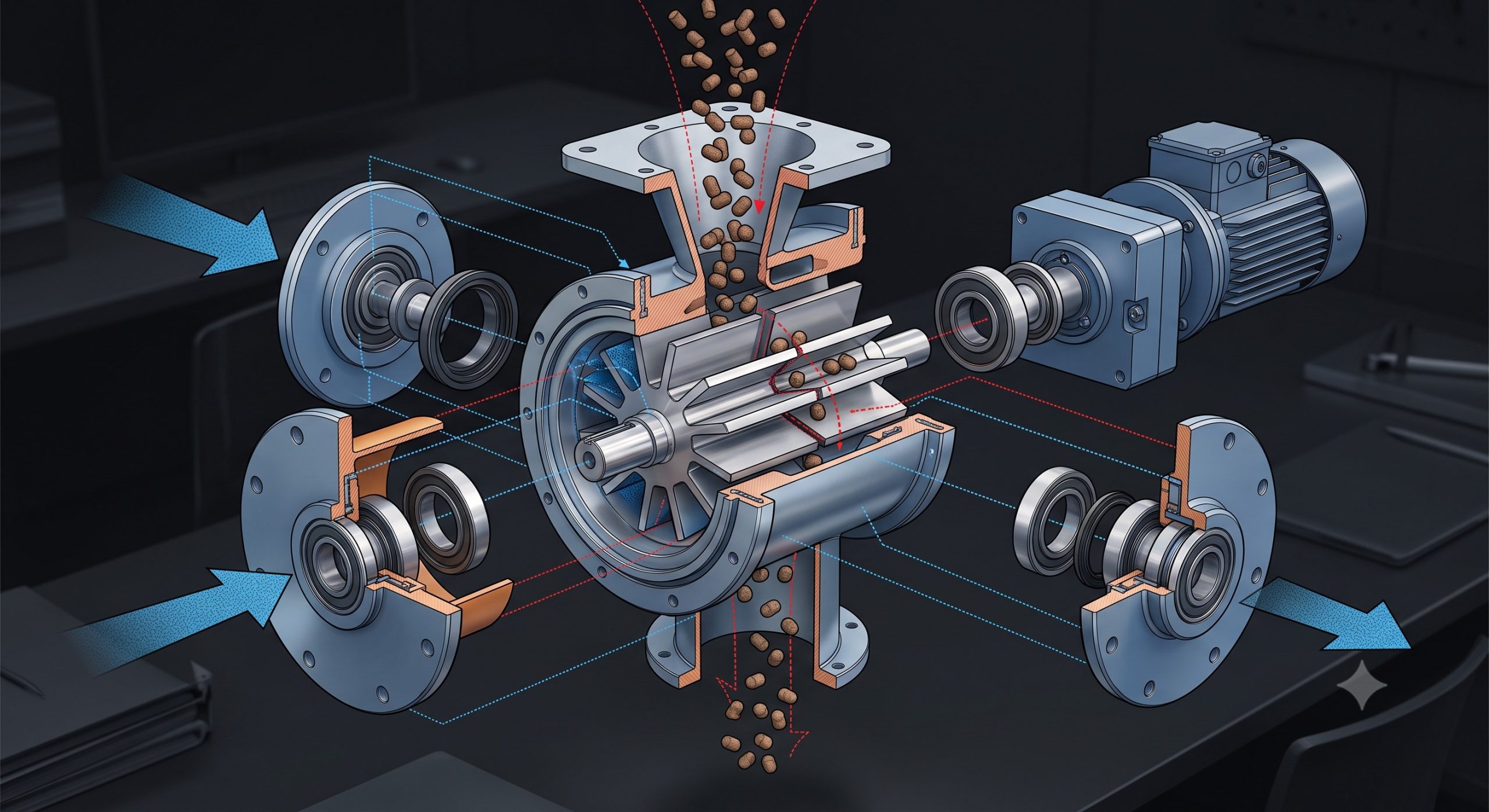 Quick-Clean Demountable Valve: Doebritz DBR-1237 Hygienic Dust Collection Filter | Sanitary Processing Standard scenario 2