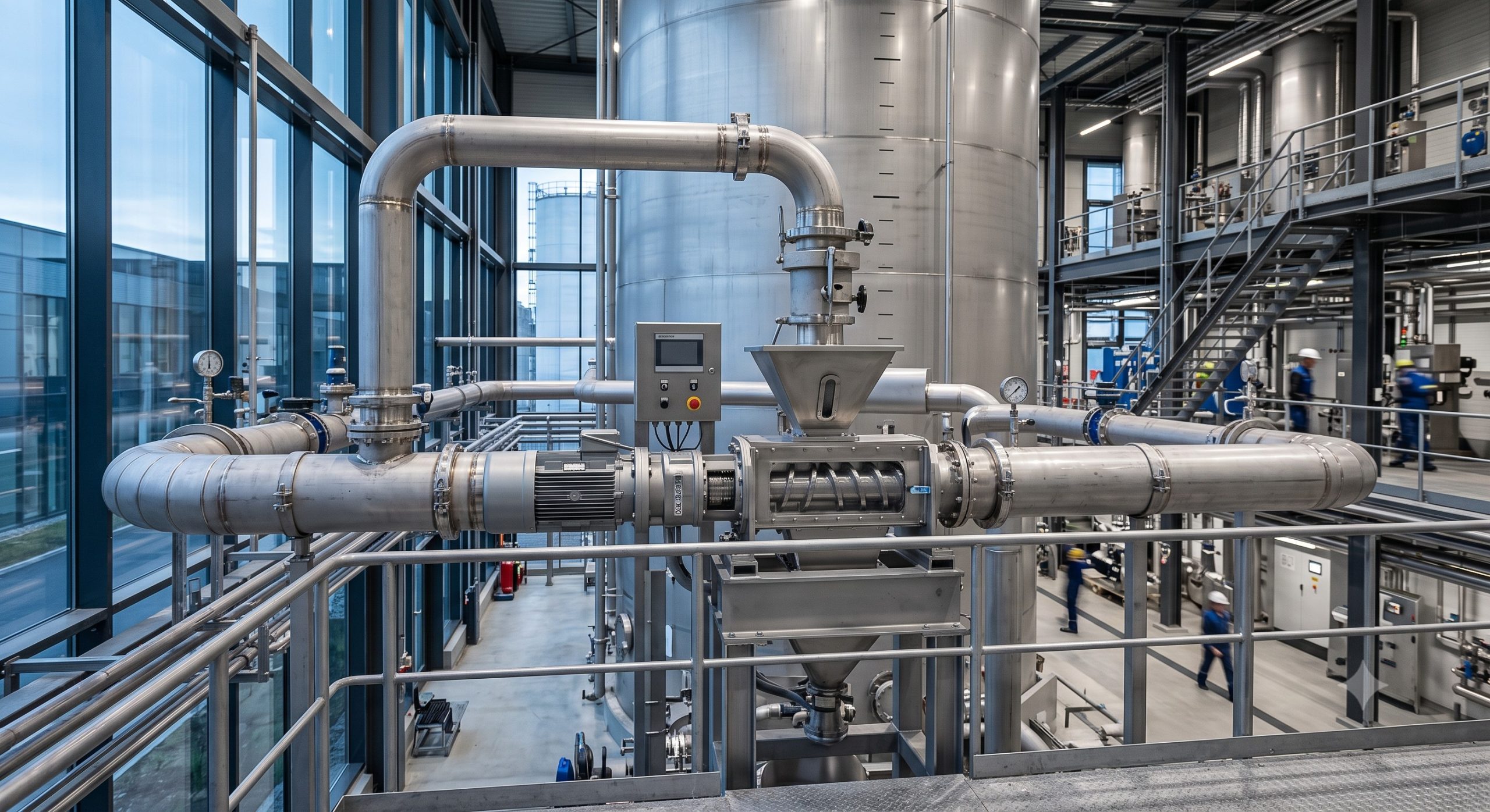 ATEX Zone 20/21 Compliant Valve: Doebritz Twin Screw Powder Feeder | Certified Explosion Safety & Precision Metering scenario 1