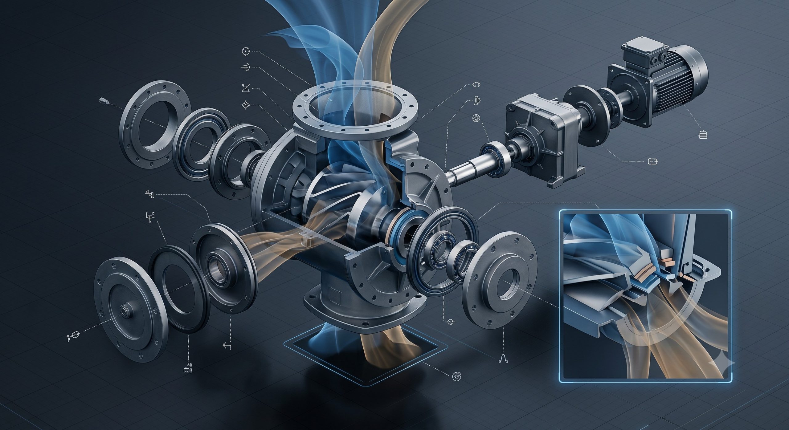 ATEX Zone 20/21 Compliant Valve: Doebritz DBR-1237 Gravity Quick-Release Rotary Valve | Certified Explosion Safety & Low-Leakage Feeder scenario 2