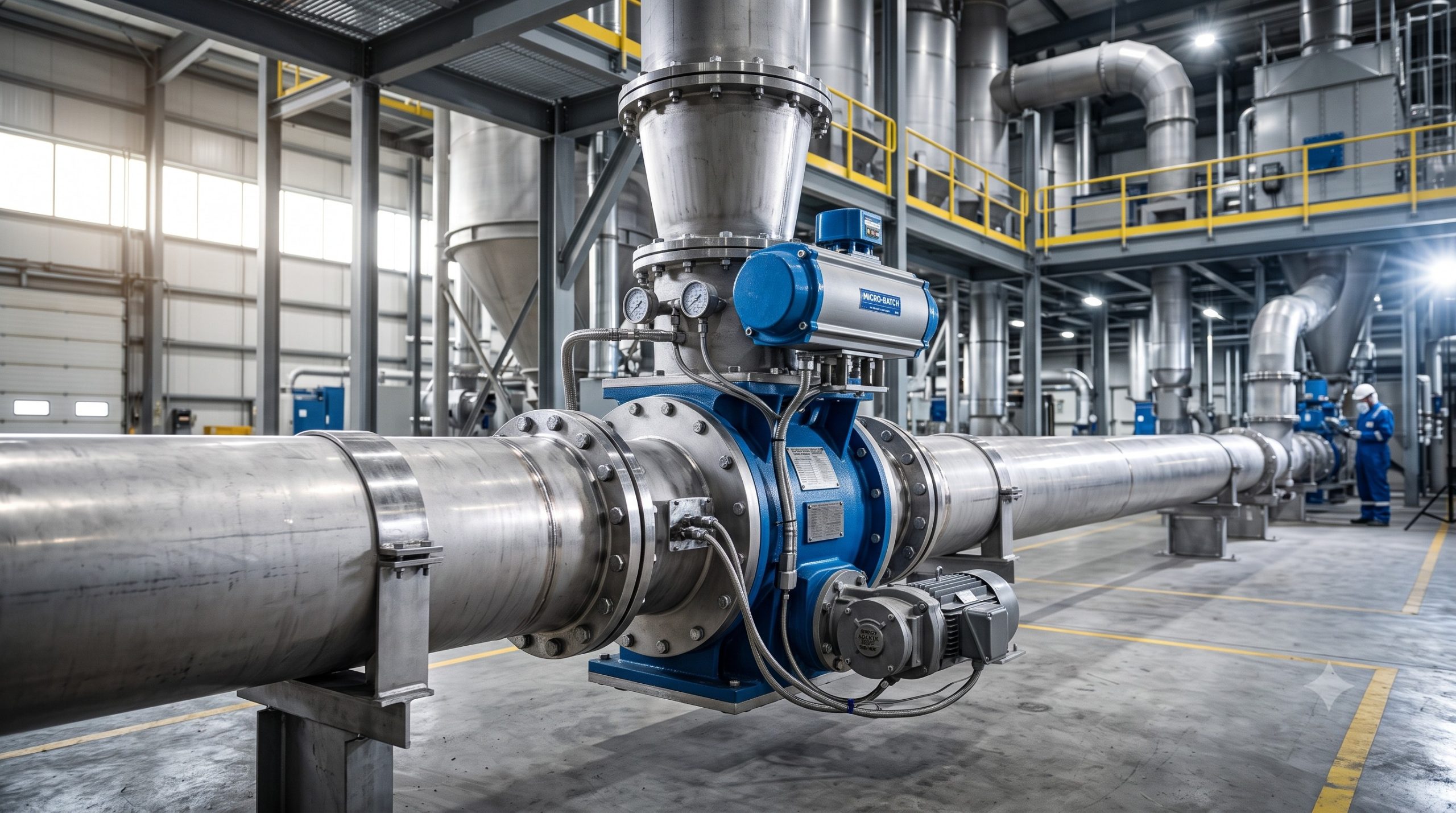 Manufacturer Supply: Doebritz Volumetric Powder Metering Valve | Heavy-Duty Rotary Airlock scenario 1