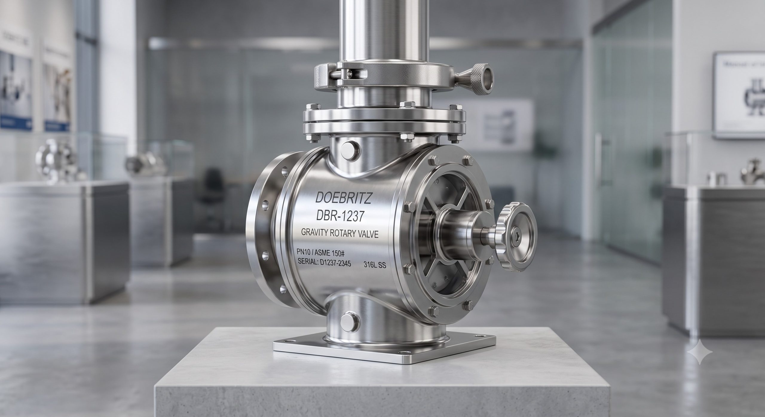 Doebritz DBR-1237 Gravity Rotary Valve - Official Technical Overview & Datasheet details