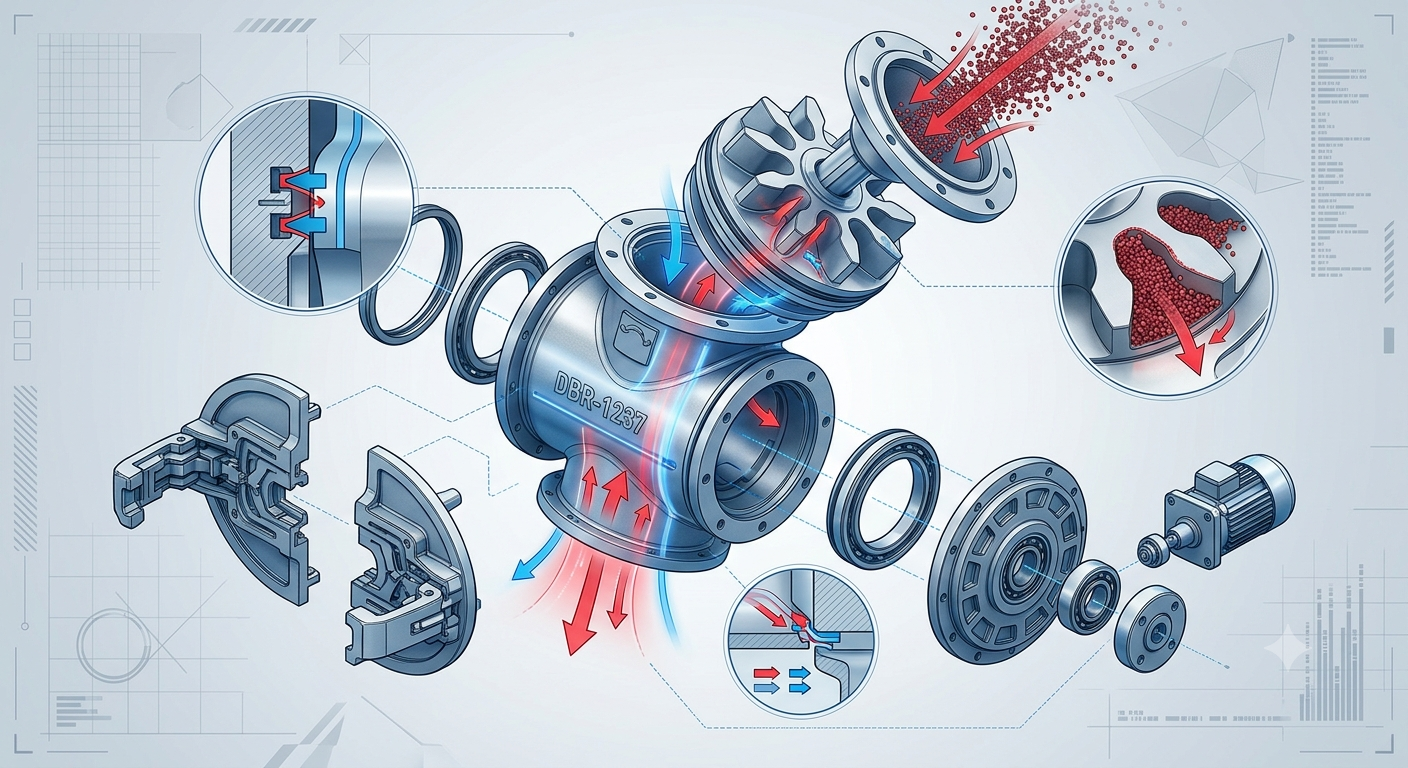 Doebritz Stainless Steel Feeding Screw: Quick-Release Rotary Valve for Hygienic & ATEX Zones scenario 2